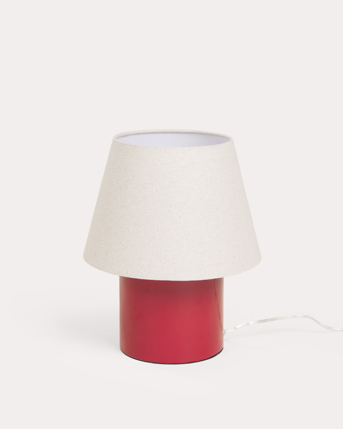 Lampe de table en céramique et tissu Haruo, image de la gelerie 1