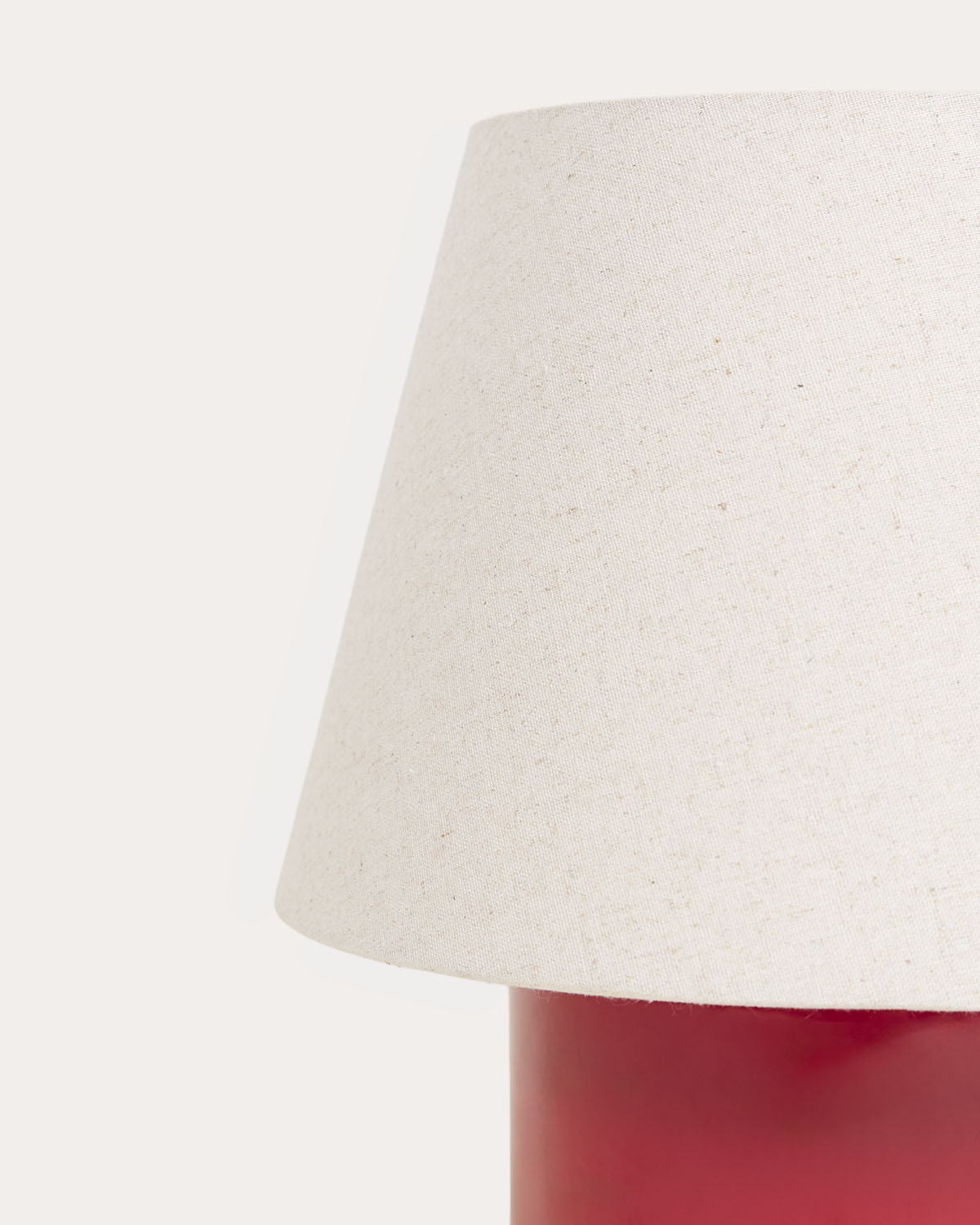 Lampe de table en céramique et tissu Haruo, image de la gelerie 5