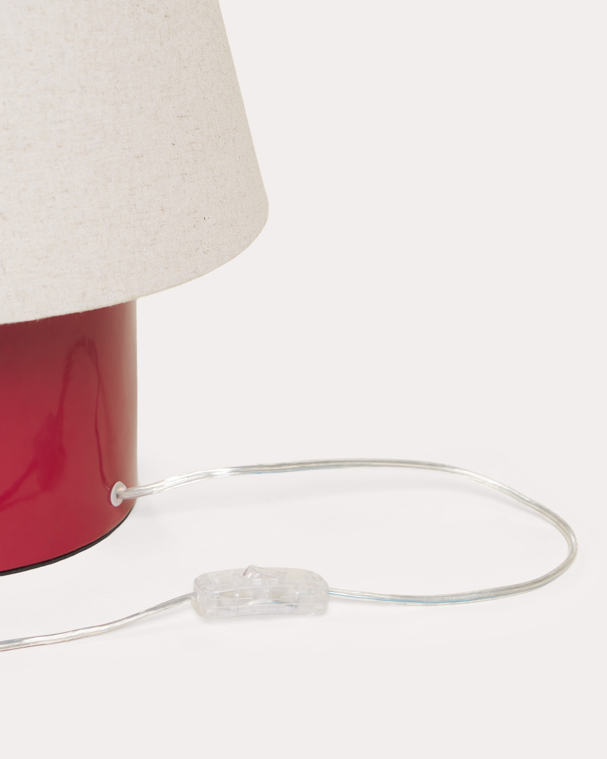 Lampe de table en céramique et tissu Haruo, image de la gelerie 6