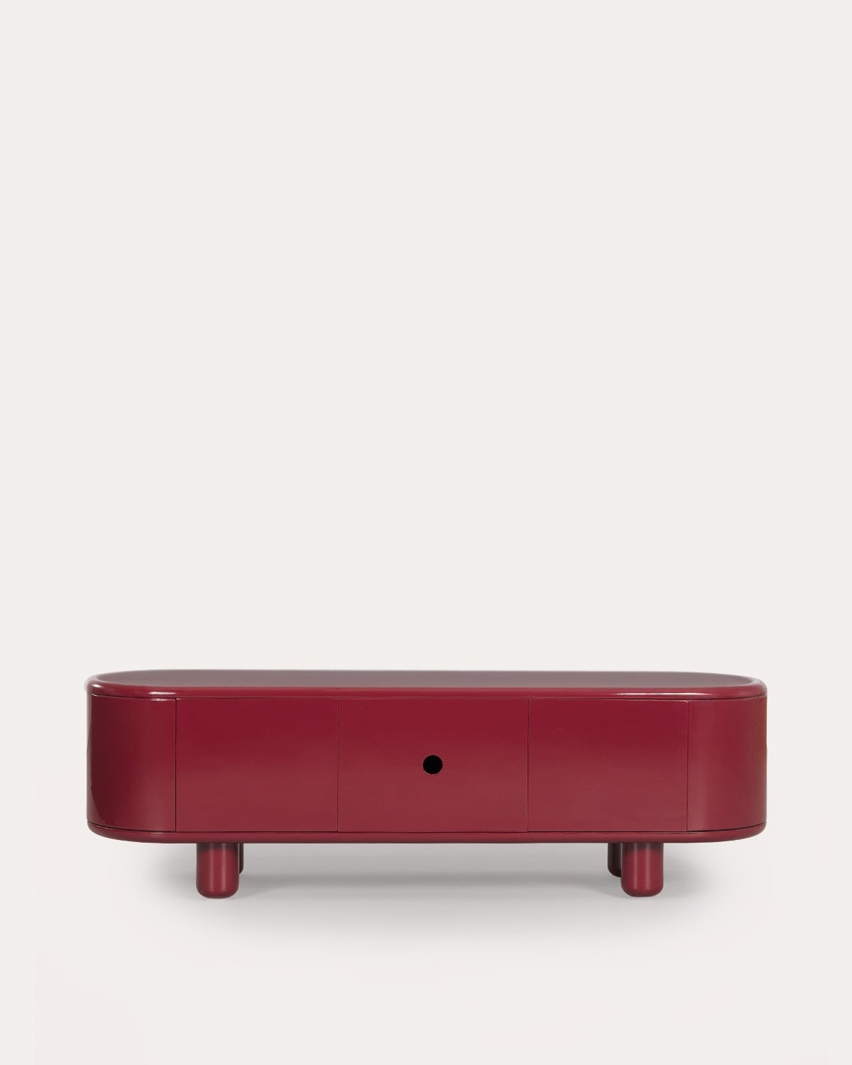 Meuble TV à 2 portes et 2 tiroirs 180x50 cm en bois Oyku, image de la gelerie 6