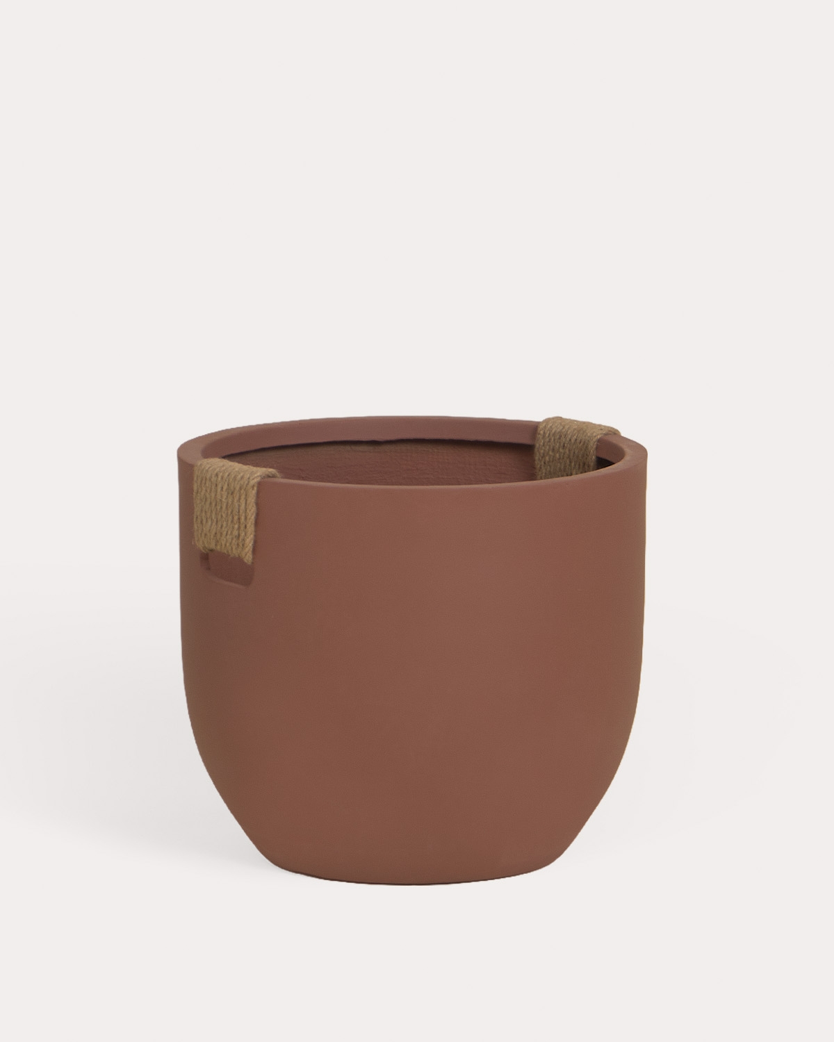 Ensemble de 2 cache-pots bas en ciment Fitonia, image de la gelerie 3