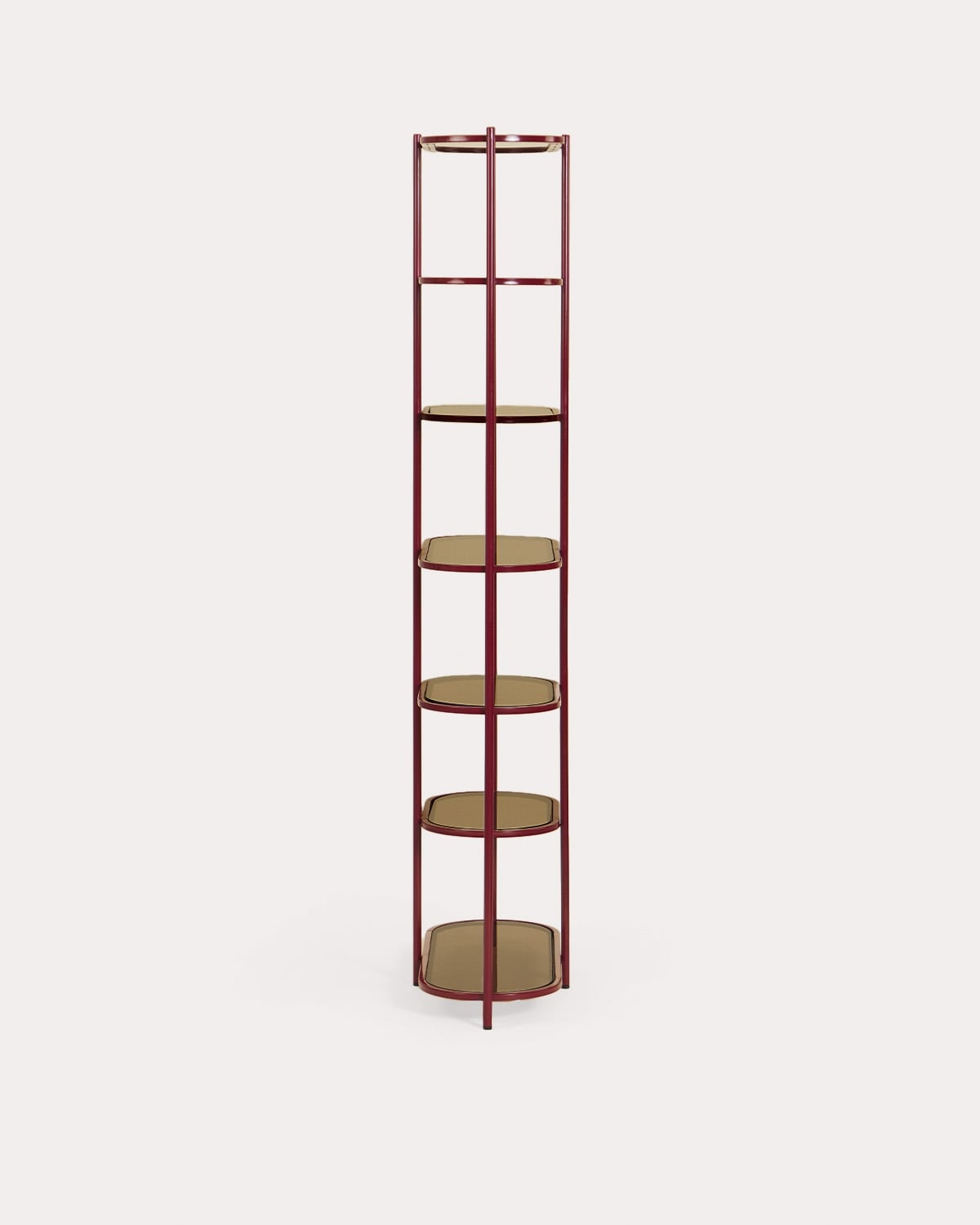 Étagère 190x85 cm en métal et verre trempé Yerry, image de la gelerie 5