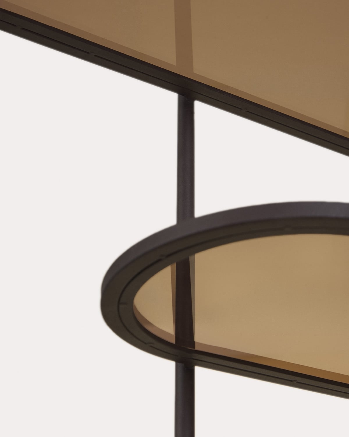 Étagère 90x125 cm en métal et verre trempé Yerry, image de la gelerie 7