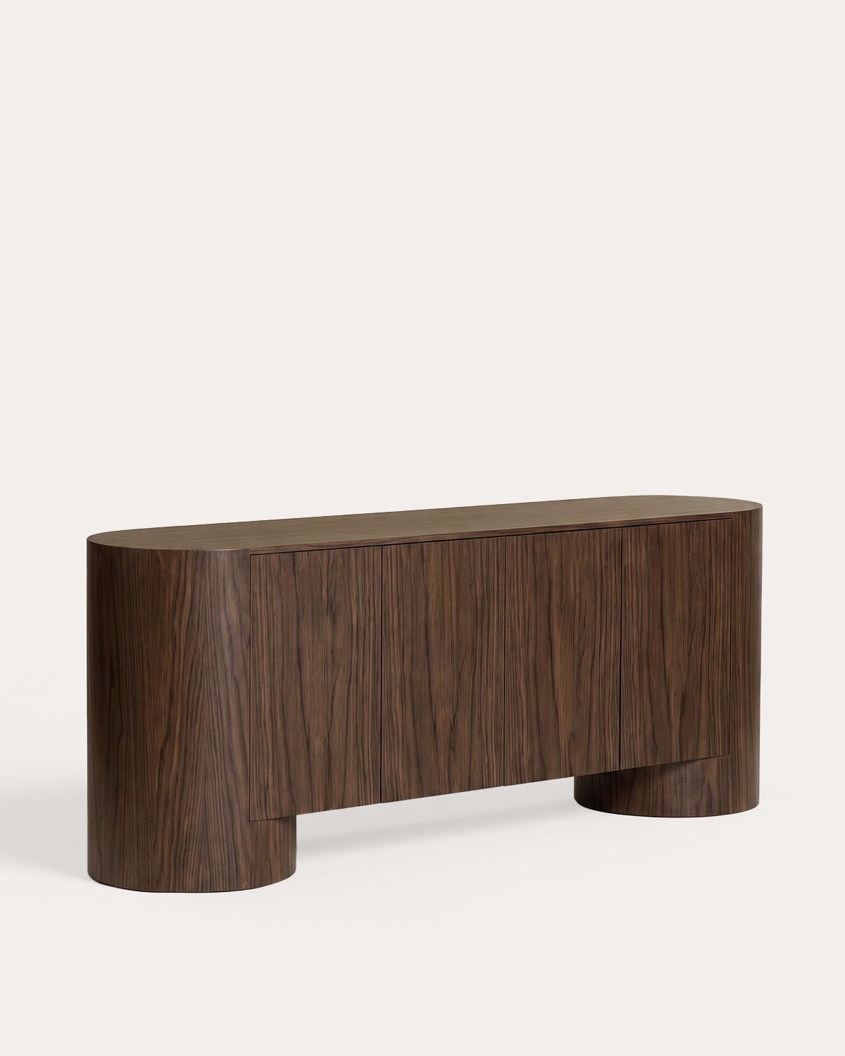 Buffet bas avec 2 tiroirs en bois Theda , image de la gelerie 1