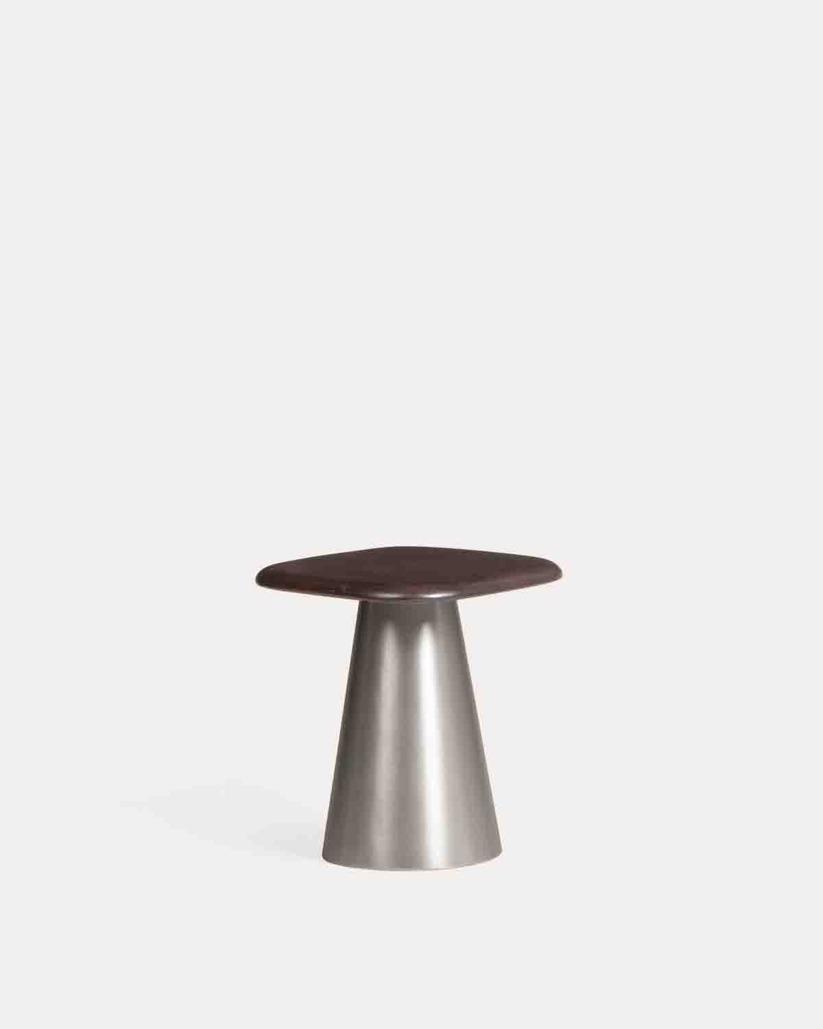 Table d'appoint carrée en métal 40x40 cm Geaxi, image de la gelerie 2