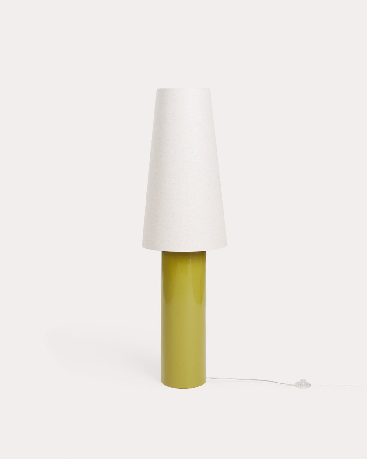 Lampadaire en céramique et tissu Haruo, image de la gelerie 1