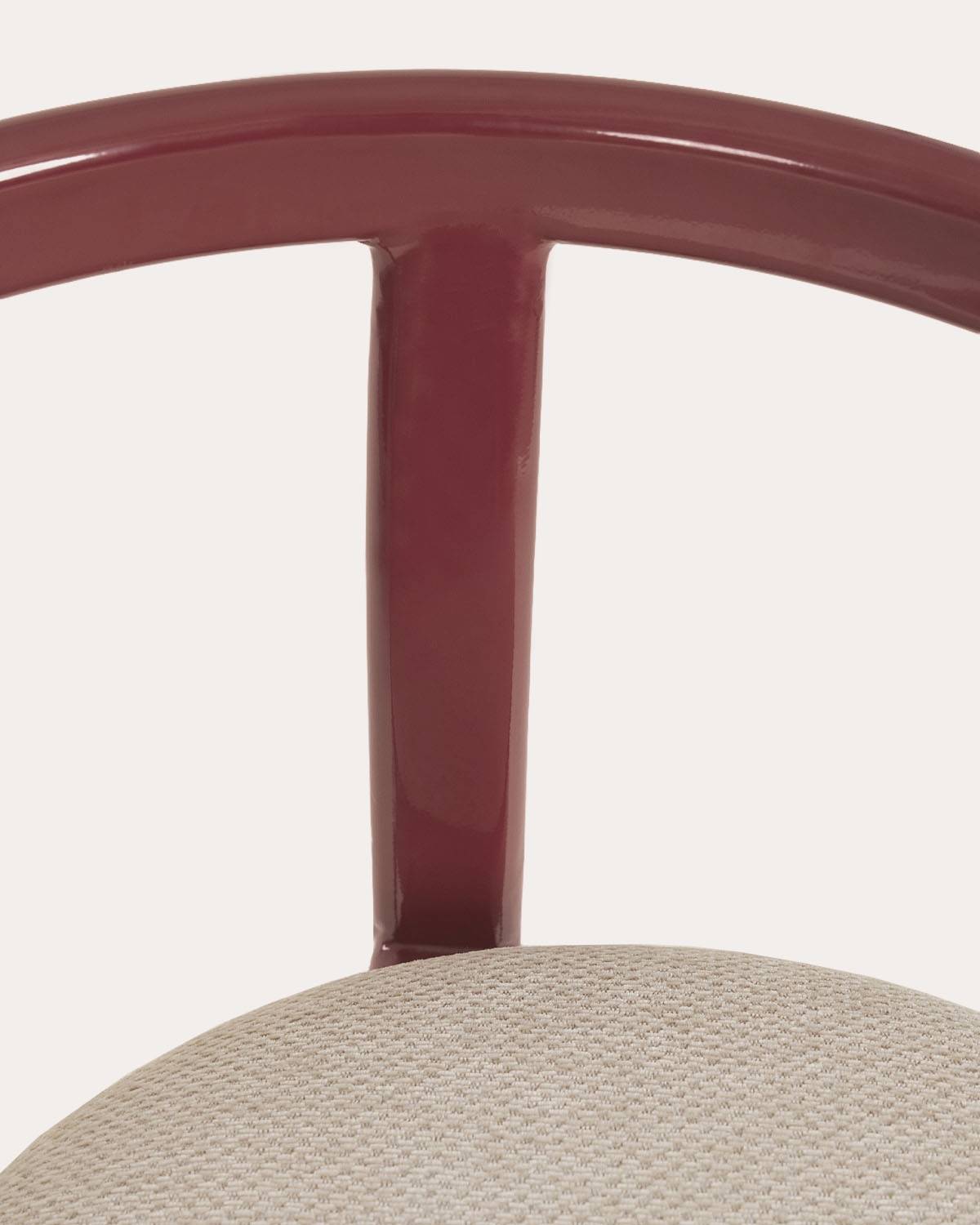 Chaise de salle à manger en métal et tissu Biterit, image de la gelerie 6