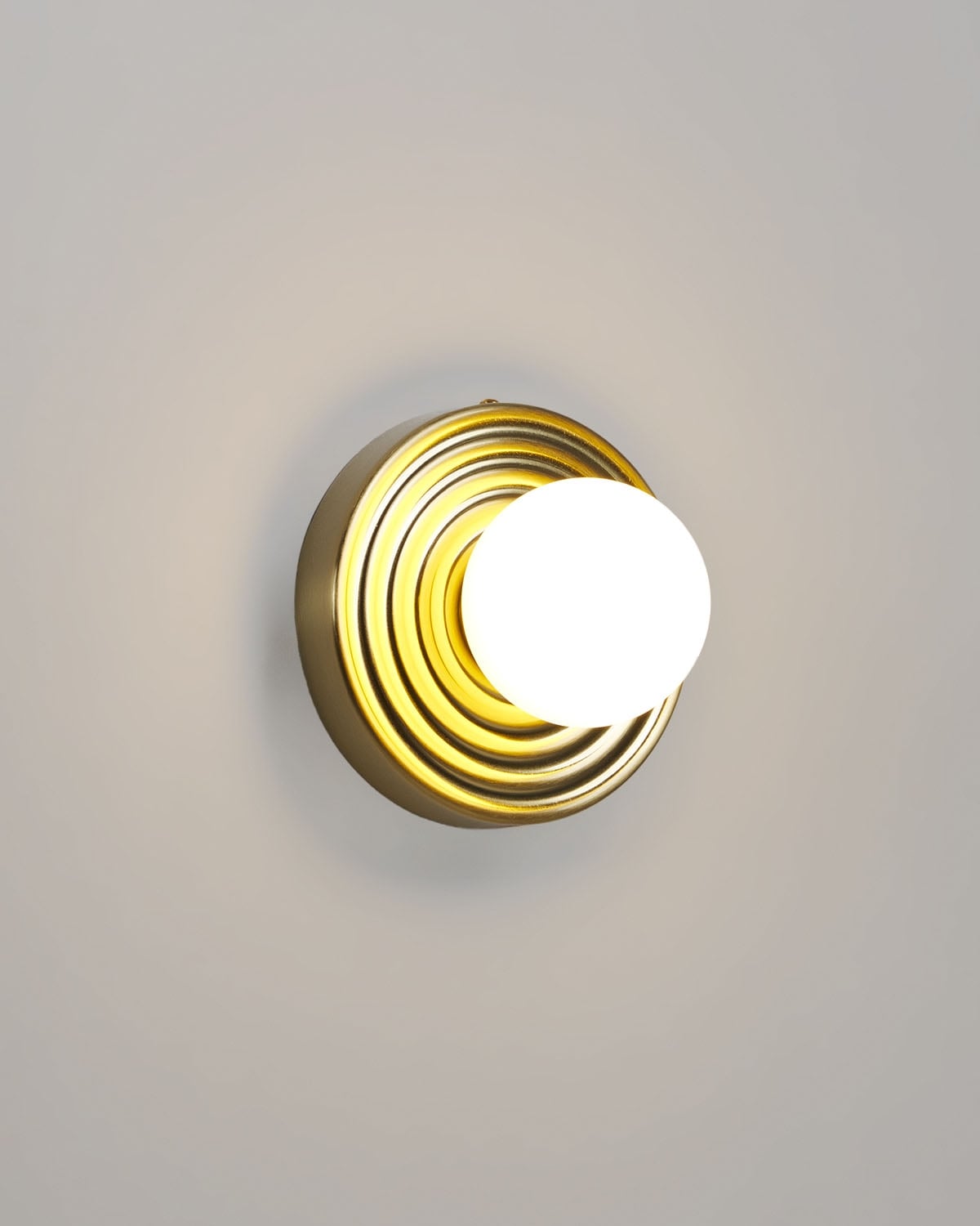 Applique murale en métal et verre Windu, image de la gelerie 2