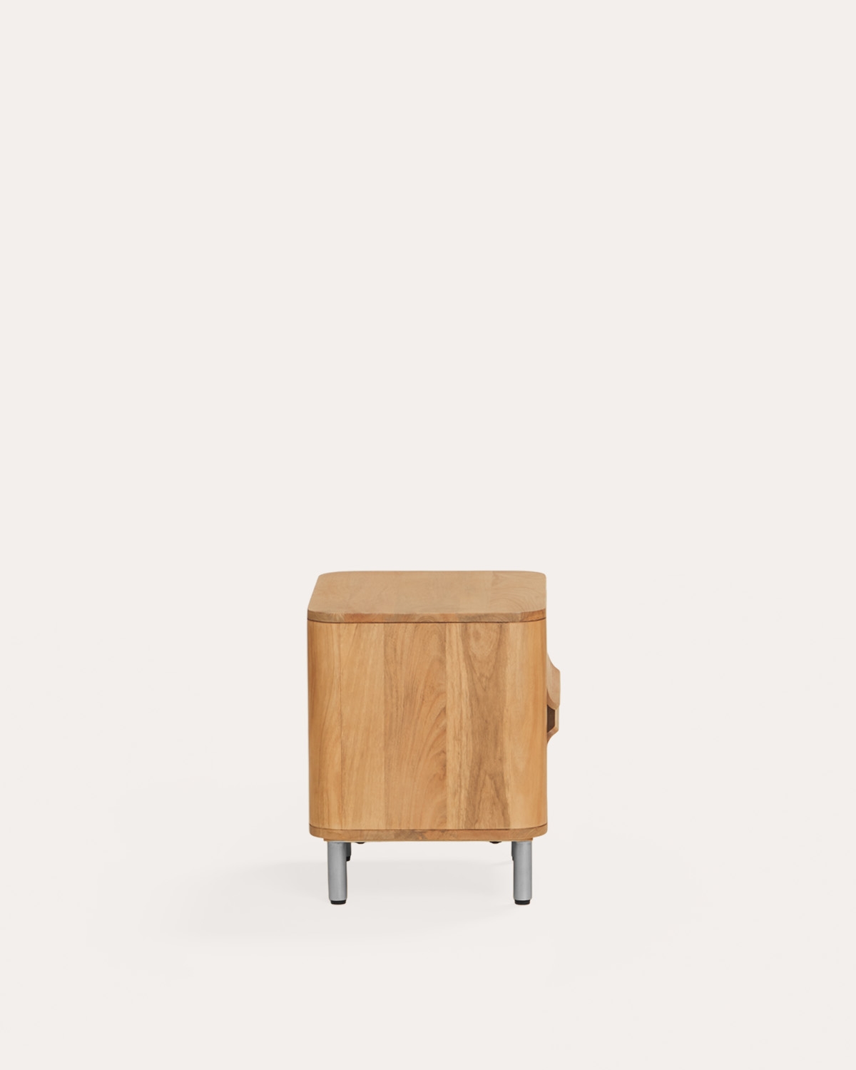 Table de chevet à 2 tiroirs 51x40 cm en bois de manguier et métal Mhuan, image de la gelerie 5