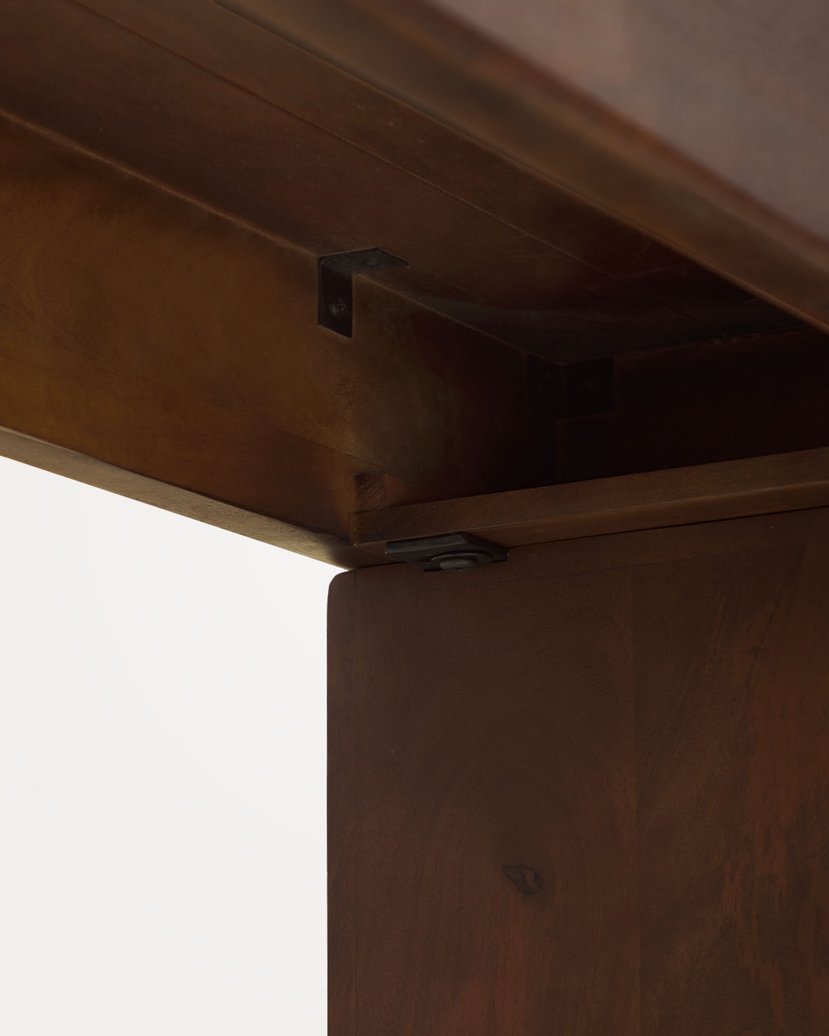 Console rectangulaire d'entrée 130x40 cm en bois de manguier Thalia, image de la gelerie 5