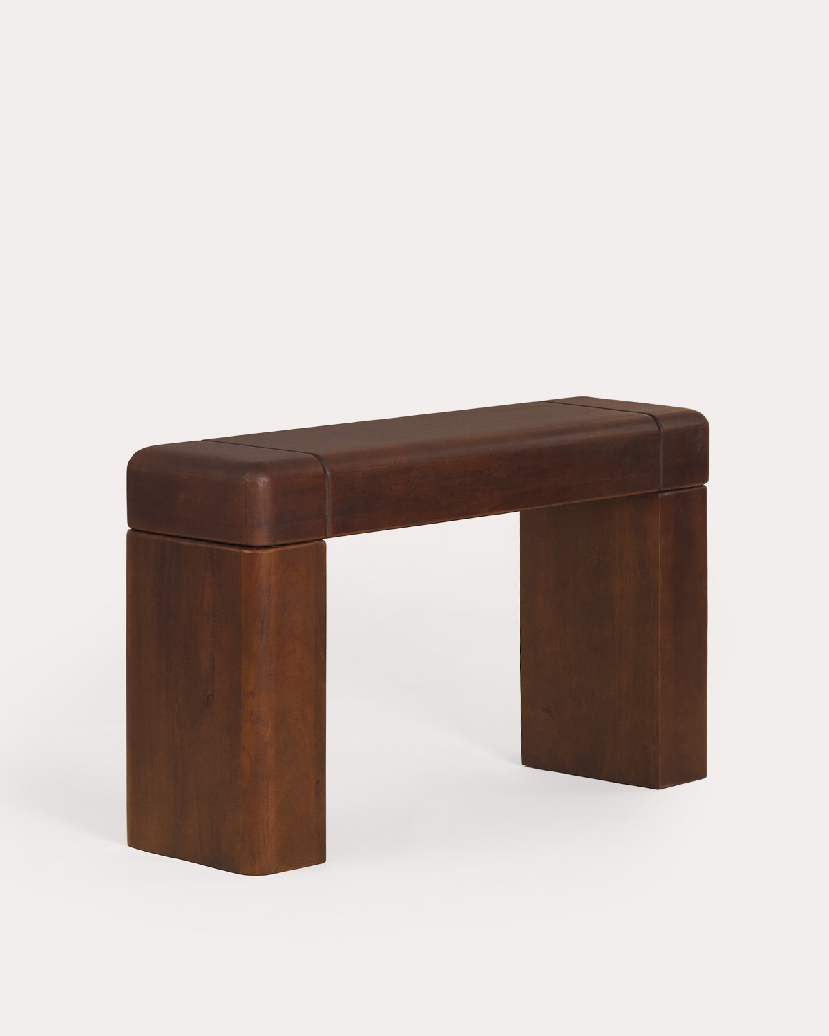 Console rectangulaire d'entrée 130x40 cm en bois de manguier Thalia, image de la gelerie 1