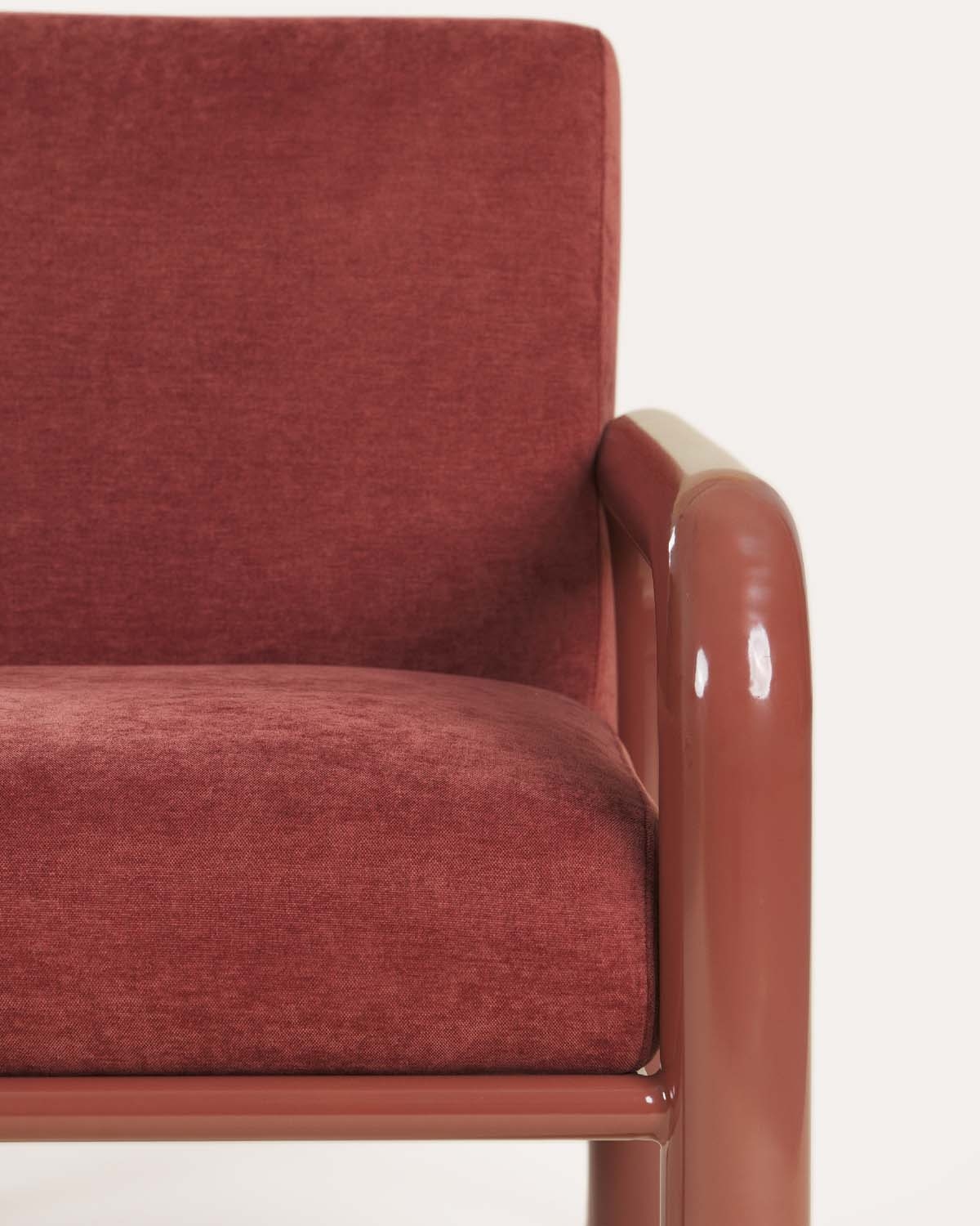 Pack 2 fauteuils en métal et tissu Liuban, image de la gelerie 6