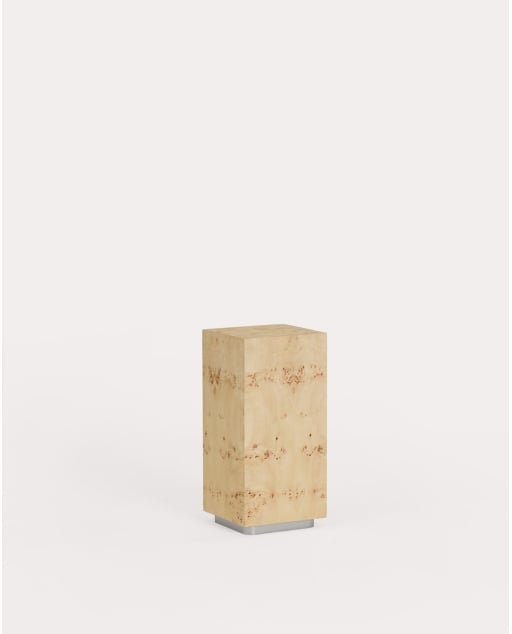 Socle en bois et métal 35x35 cm Gunar
