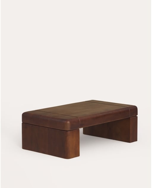 Table basse en bois de manguier 120x70 cm Thalia