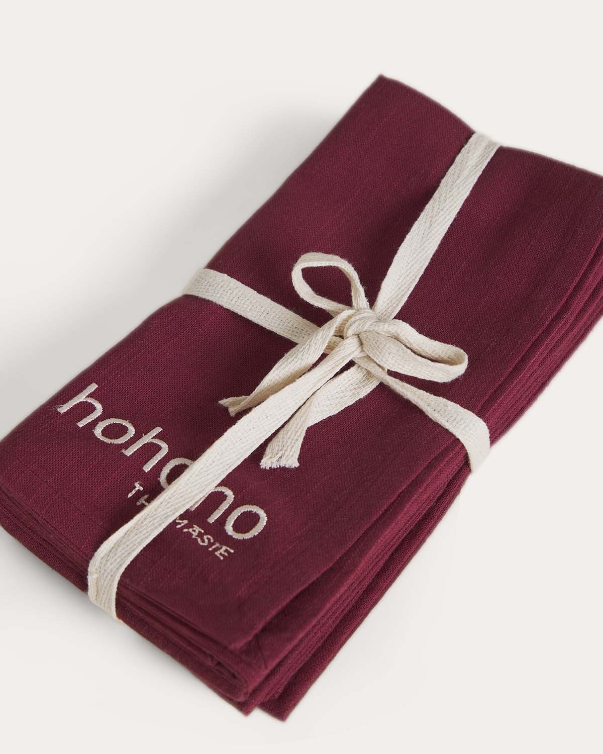 Pack 4 serviettes 48x48 cm en tissu Bunta, image de la gelerie 6