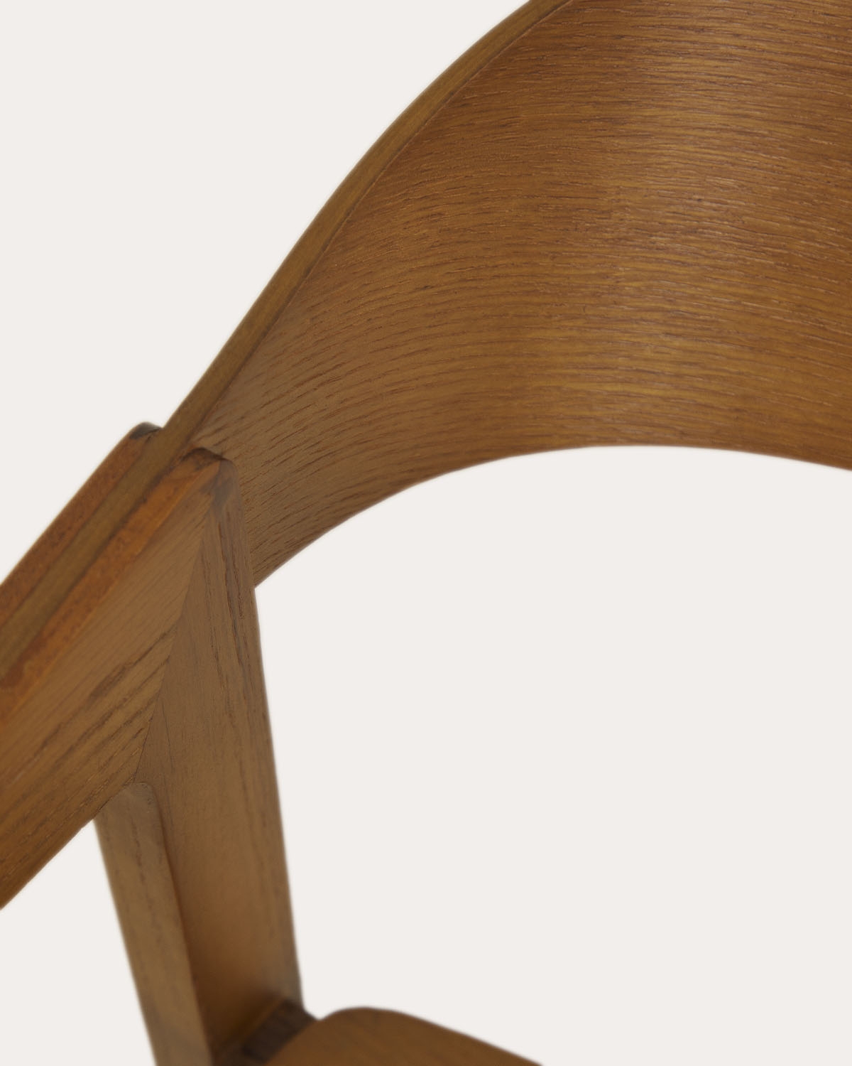 Chaise de salle à manger en bois de chêne avec accoudoirs Laly, image de la gelerie 4