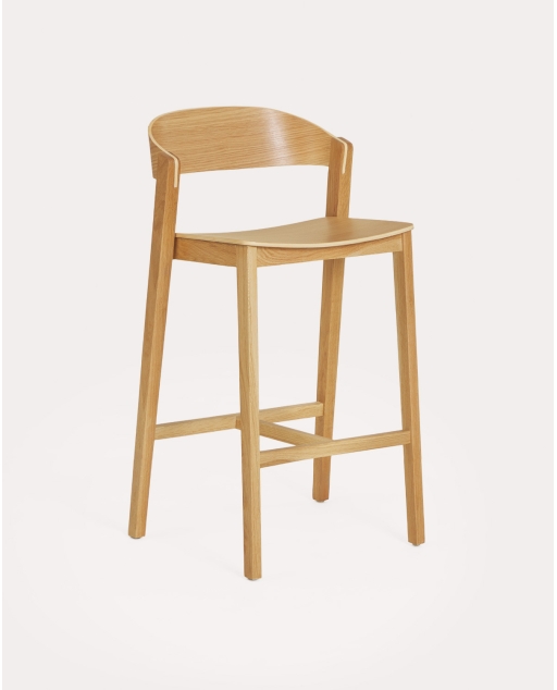 Pack de 4 Taburetes Altos en Chêne (65 cm) Laly