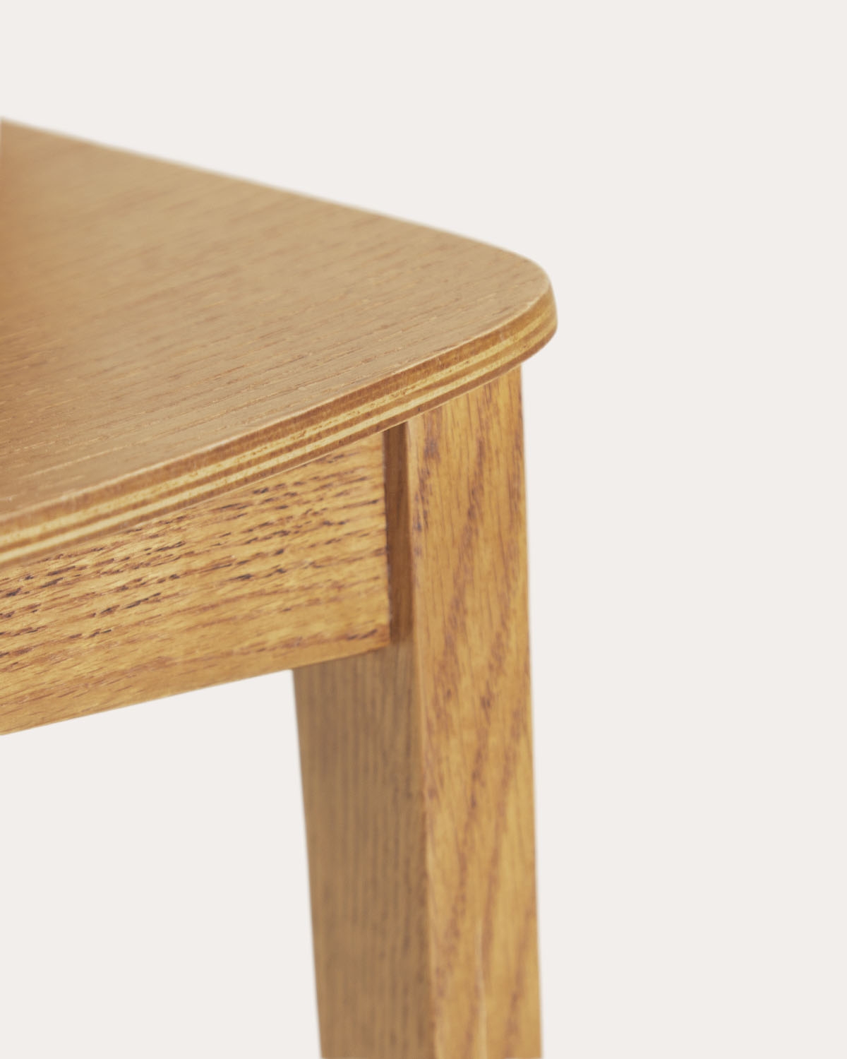 Pack 2 chaises de salle à manger en bois de chêne Laly, image de la gelerie 5