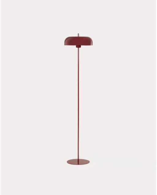 Lampadaire en métal Kolbin - Rouge Tinto