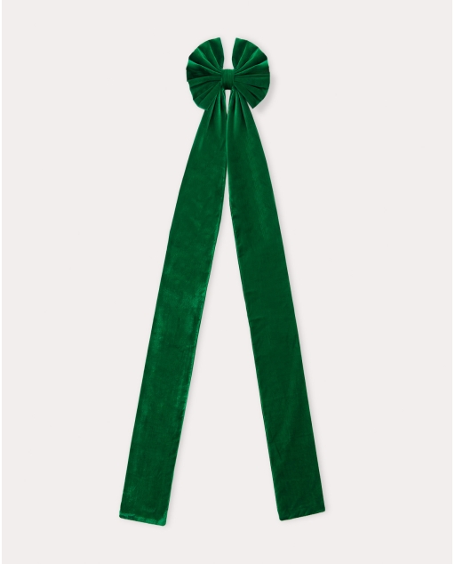 Nœud décoratif de Noël 185x35 cm en tissu Aisen