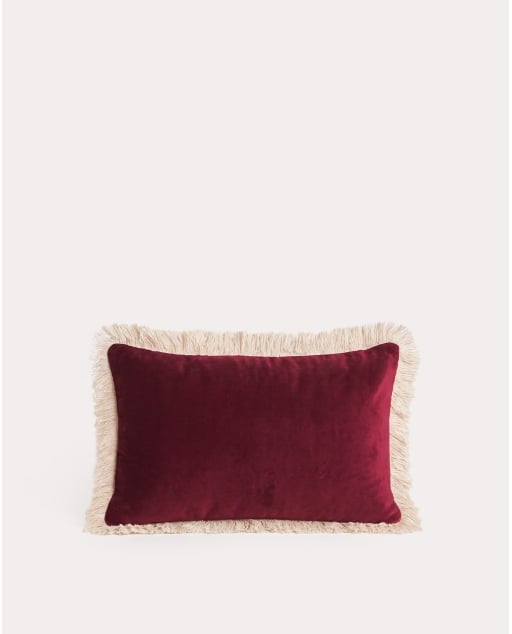 Coussin rectangulaire 50x30 cm en tissu Olgha