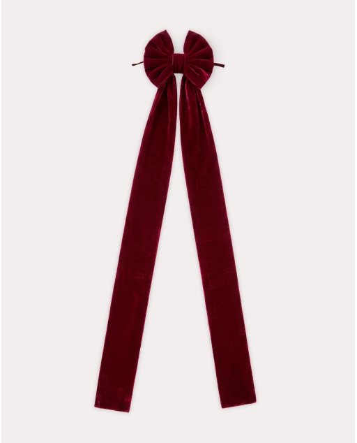 Nœud décoratif de Noël 185x35 cm en tissu Aisen