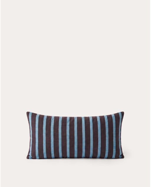 Coussin rectangulaire 50x30 cm en tissu Yumiko