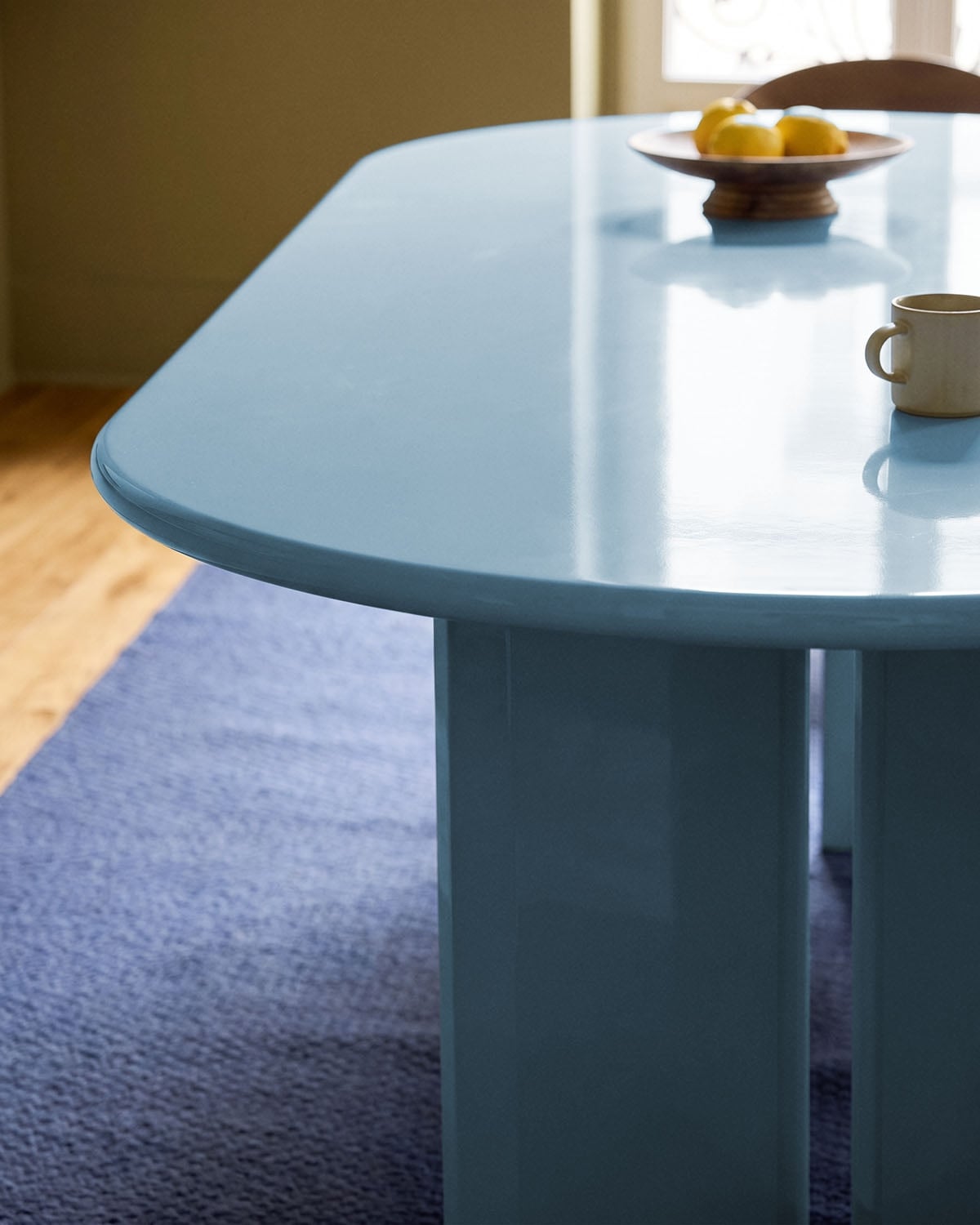 Table de salle à manger ovale en bois Marona, image de la gelerie 3