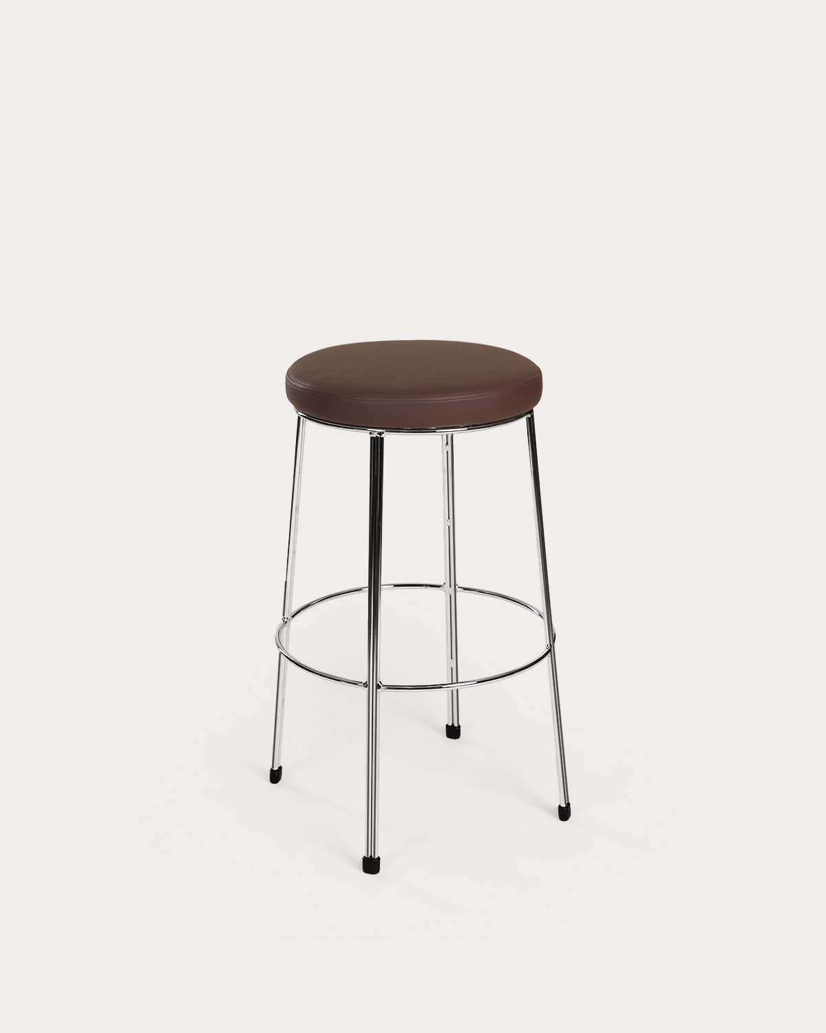 Tabouret haut en métal et tissu Dratath, image de la gelerie 1