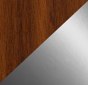 Madera Oscura - Patas Cromado