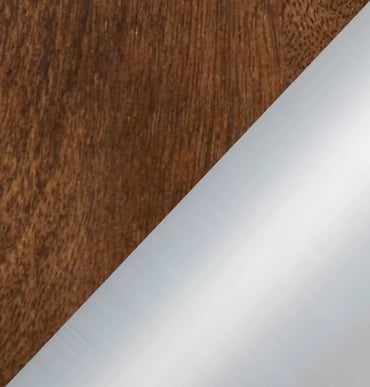 Madera de Mango Oscuro - Cromado