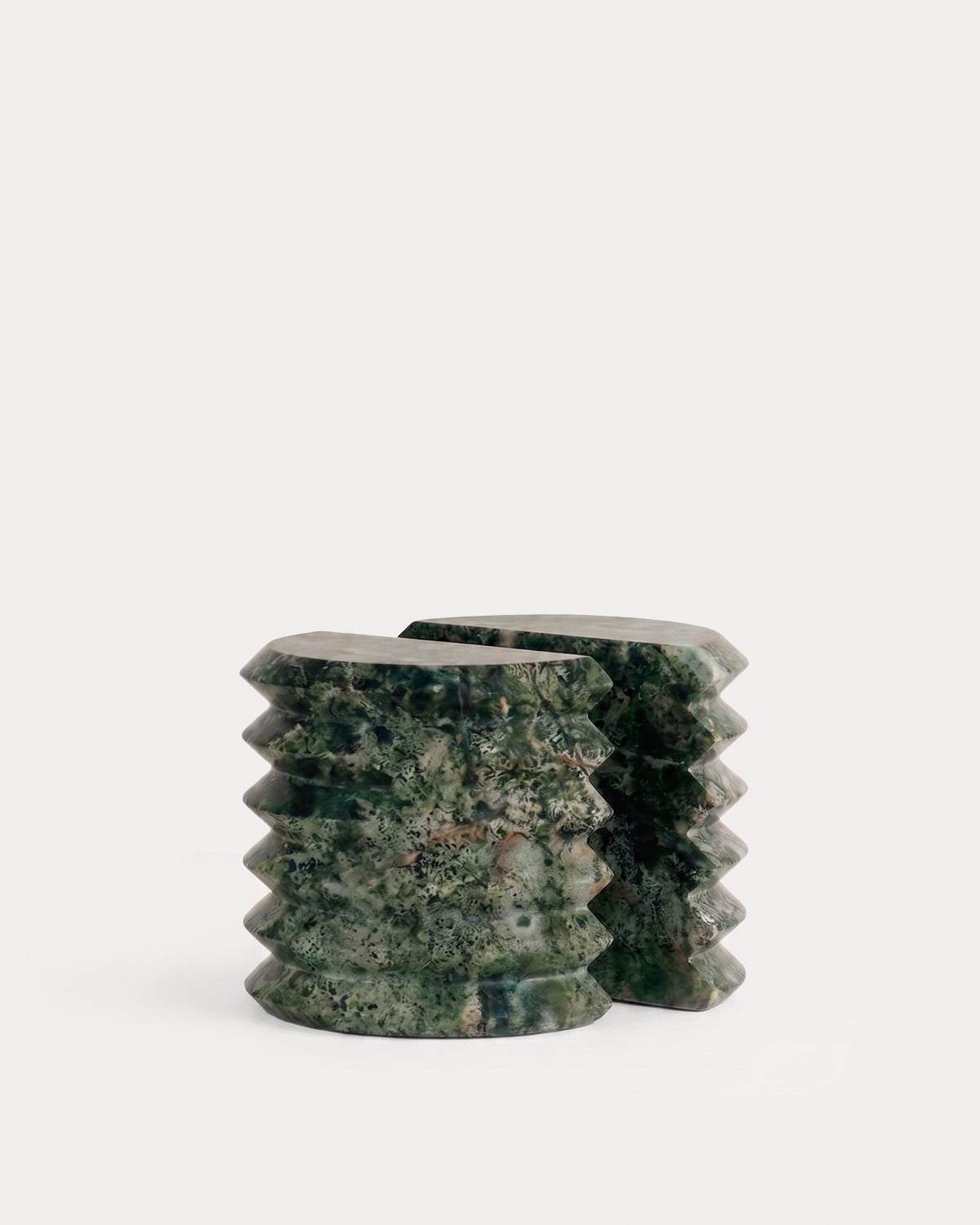 Set of 2 marble bookends Aneik