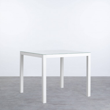 Tavolo da Esterno Quadrato di Alluminio (210x90 cm) Beldin