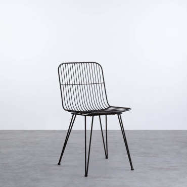 Sedia da Pranzo in Metallo Born - themasie.com