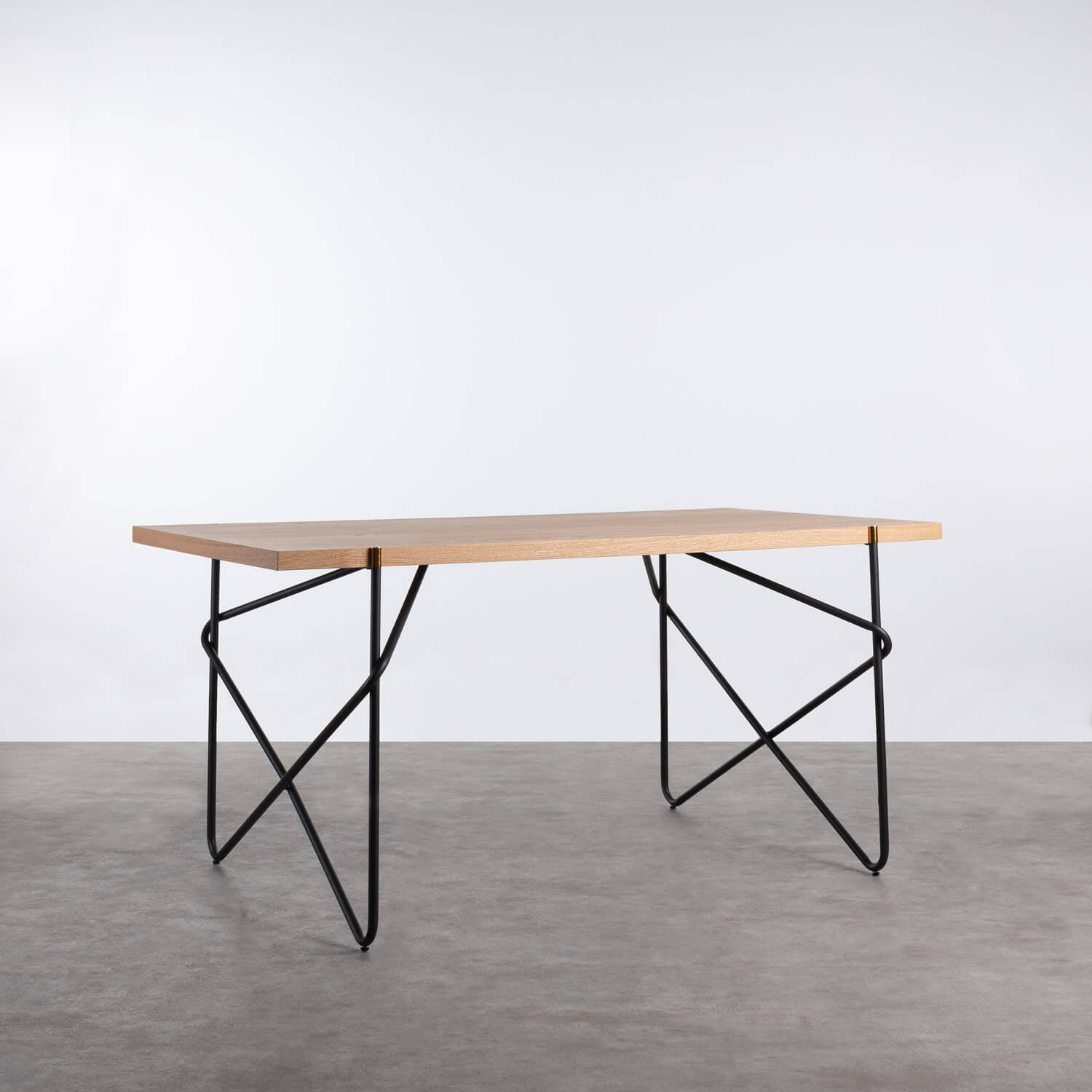 Tavolo da Pranzo in MDF e Metallo (160x84,7 cm) Rombio, immagine della galleria 1