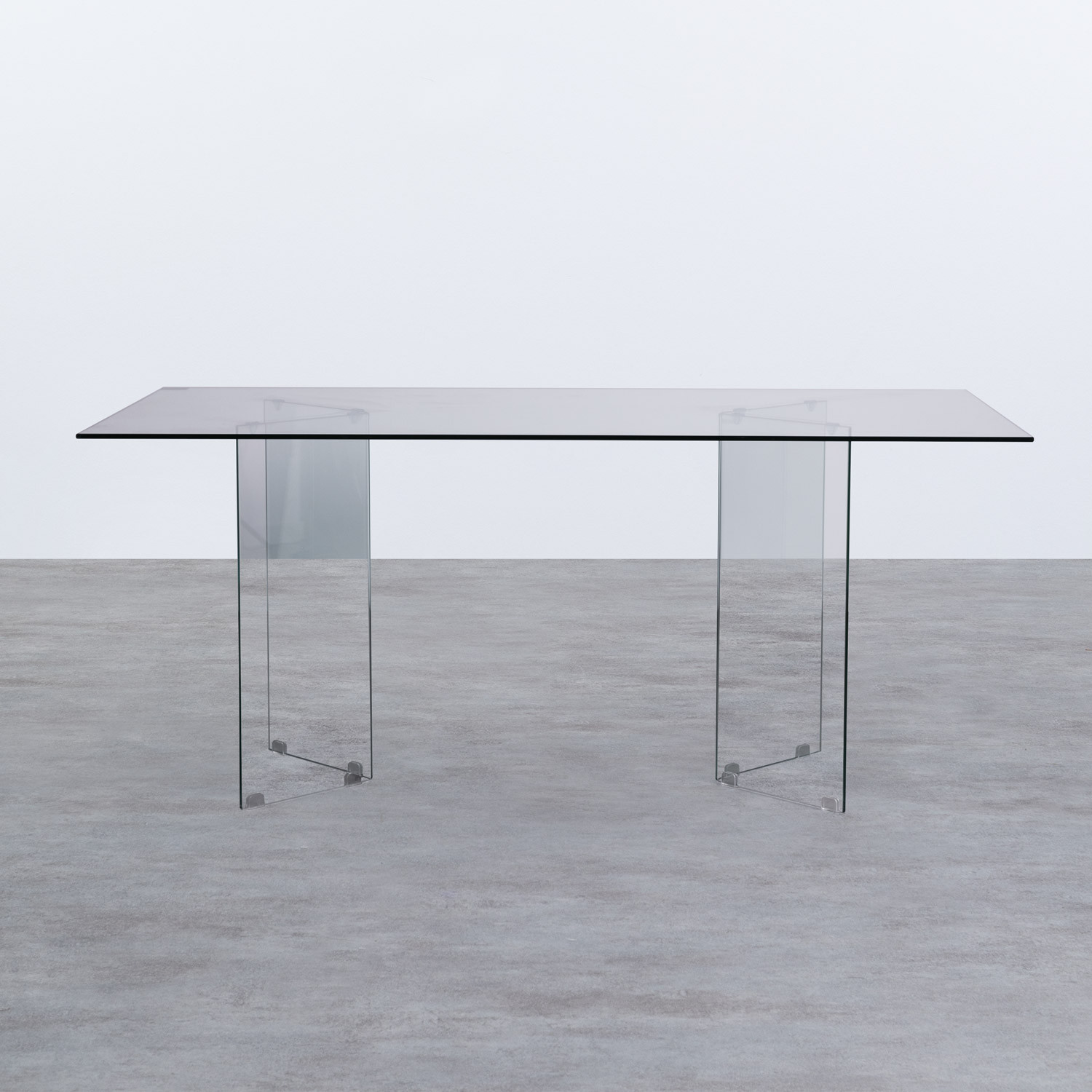 Tavolo da Pranzo Rettangolare in Cristallo Temperato (180x90 cm) Pop, immagine della galleria 2