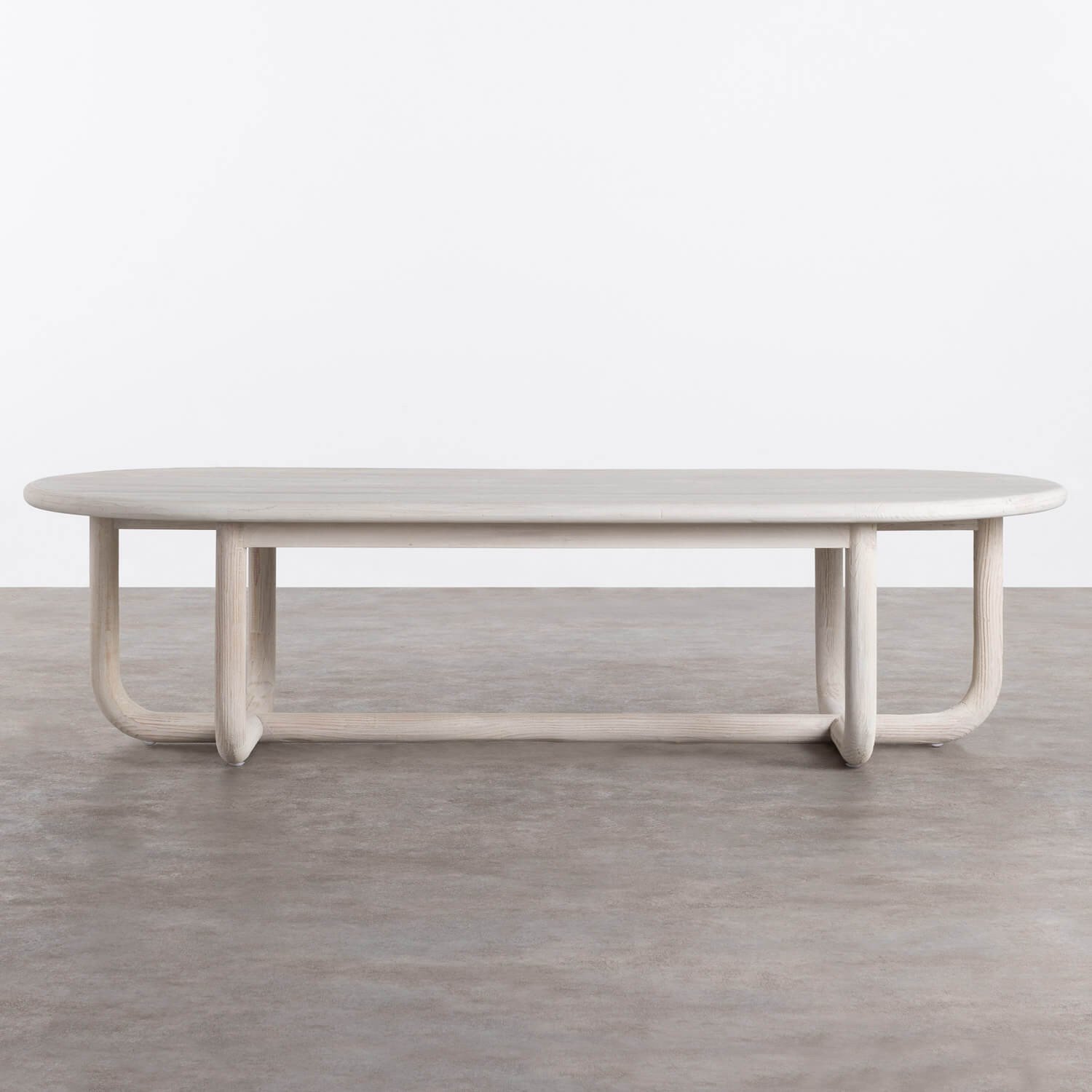 Tavolino Ovale in Legno di Pino (160x70 cm) Conste, immagine della galleria 1