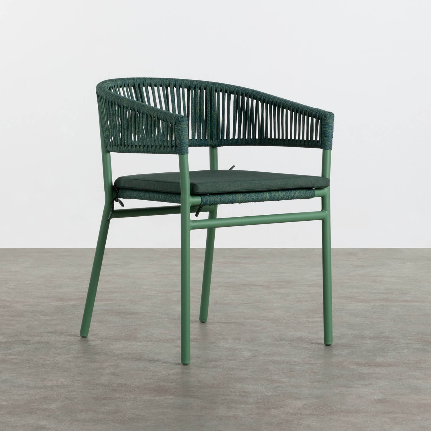 Pack di 4 Sedie con Braccioli in Alluminio e Corda Keila, immagine della galleria 1899303