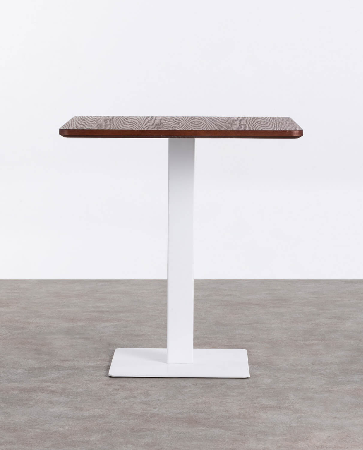 Tavolo da Bar Quadrato in Legno e Metallo (70x70 cm) Square, immagine della galleria 2