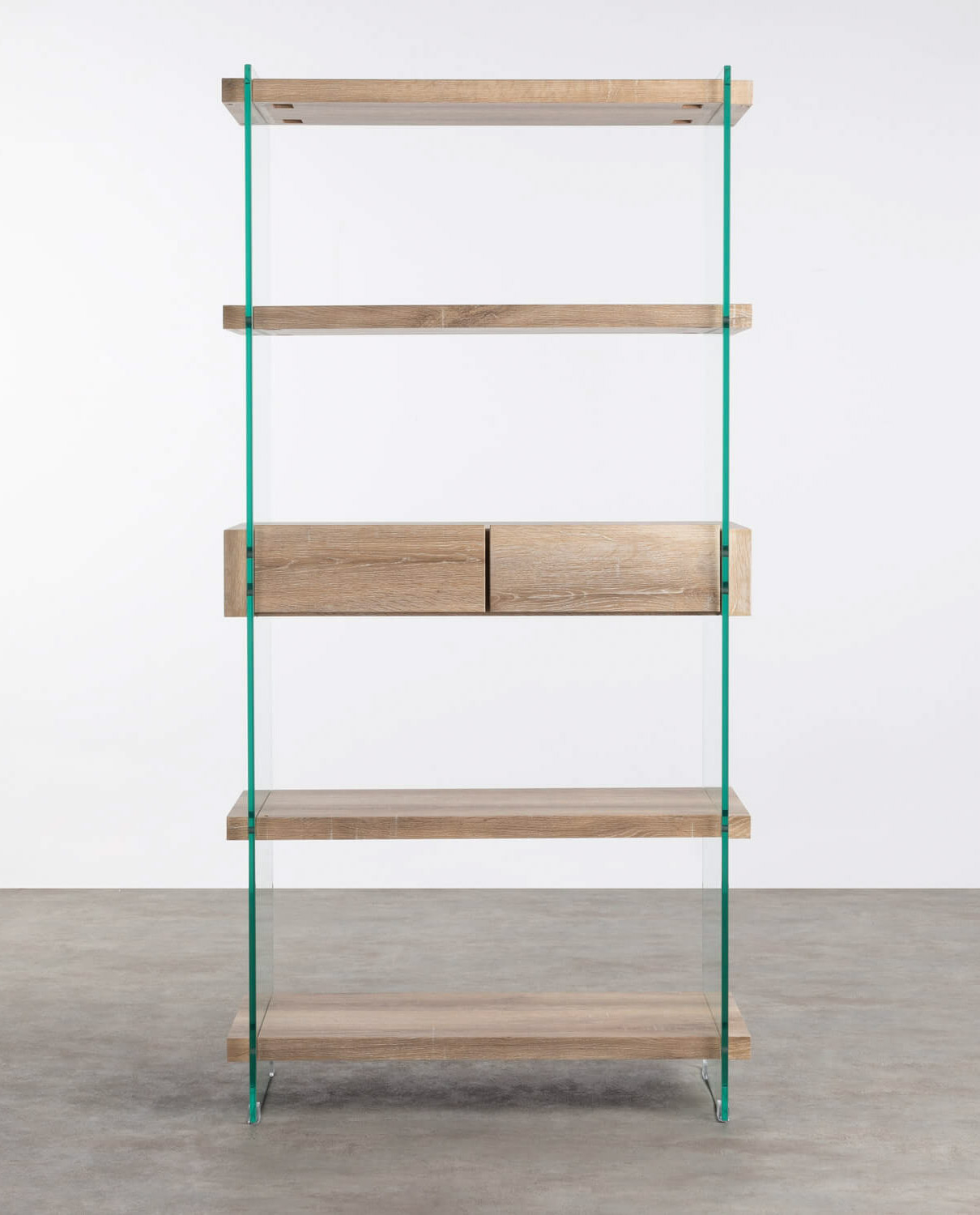 Scaffale in vetro e Legno Layers, immagine della galleria 5