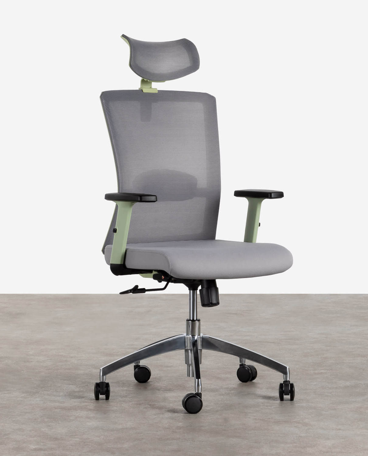 Sedia da Ufficio Ergonomica con Poggiatesta Rancel, immagine della galleria 2