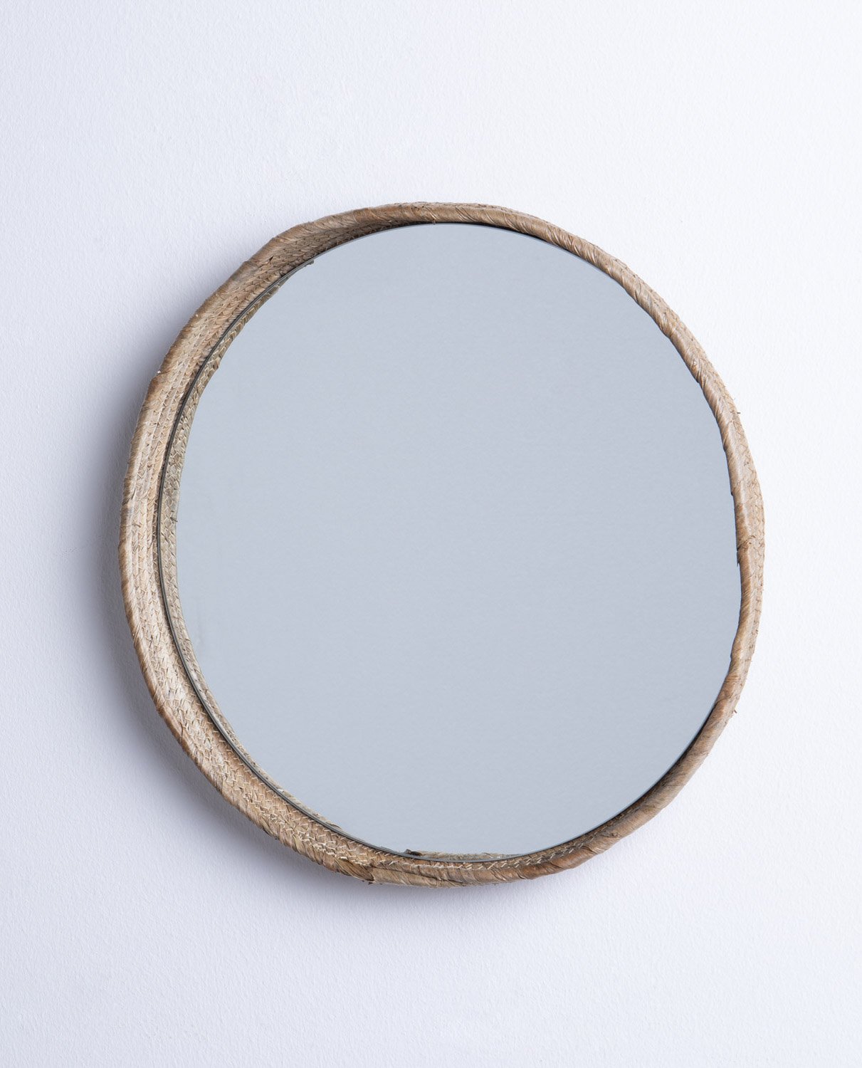 Specchio da Parete Rotondo in Legno (Ø40 cm) Banli, immagine della galleria 2