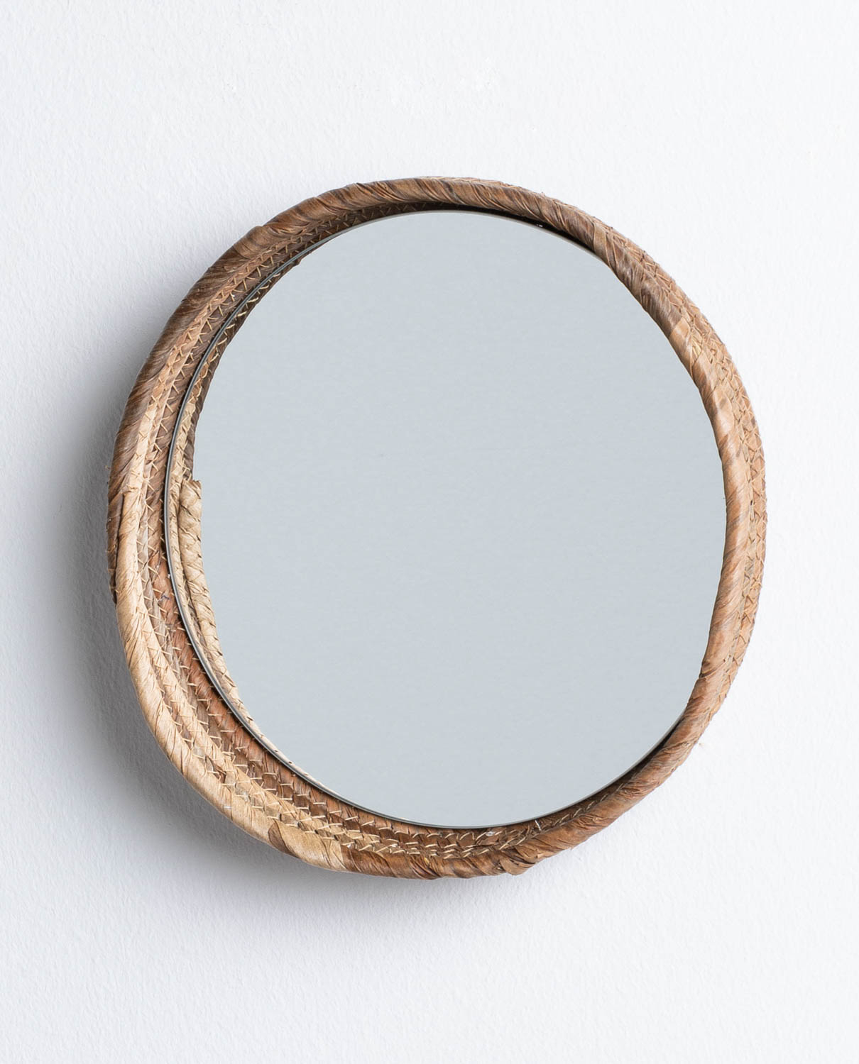 Specchio da Parete Rotondo in Legno (Ø27 cm) Banli, immagine della galleria 2