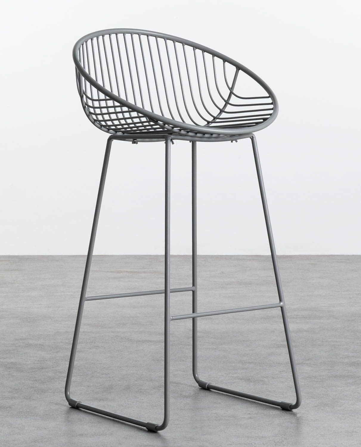 Sgabello Alto in Metallo Asta (67 cm), immagine della galleria 1