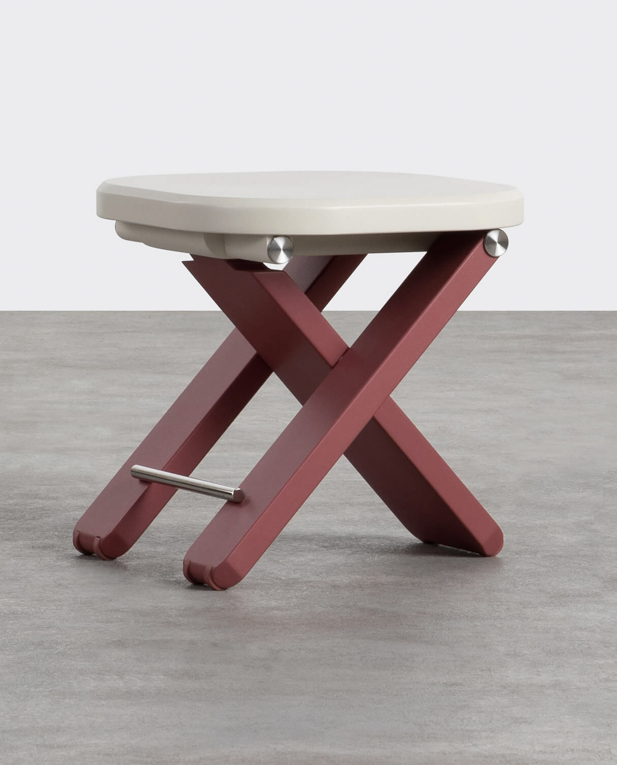 Sgabello Basso Pieghevole in Legno Tusma (32 cm), immagine della galleria 1