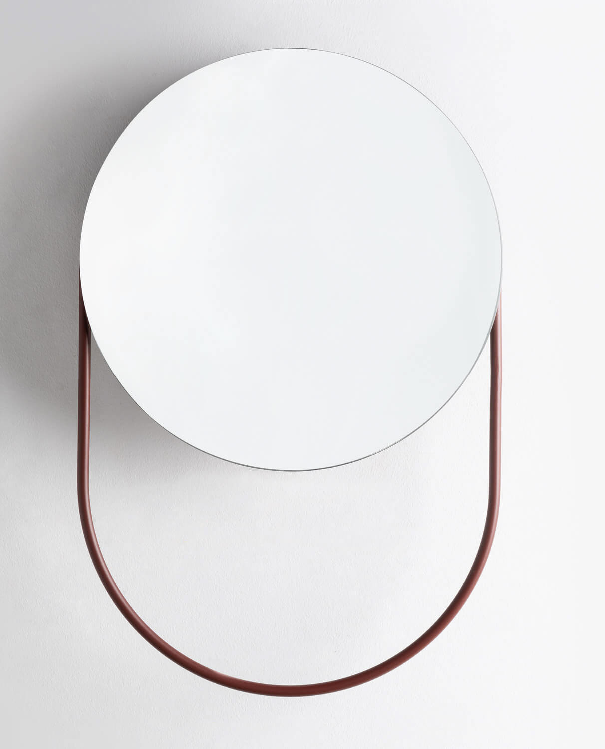 Specchio da Parete con Contenitore e Portasciugamani in Acciaio (Ø50 cm) Mairin, immagine della galleria 1