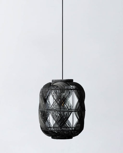 Lampada da Soffitto in Rattan (Ø35 cm) Hopp