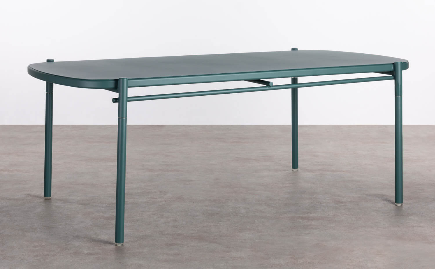 Tavolo da Pranzo Rettangolare in Alluminio (198,5x103 cm) Keri, immagine della galleria 1