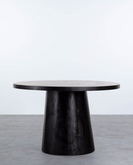 Tavolo da Pranzo Rotondo in Legno di Mango Doran (Ø120 cm) Doran