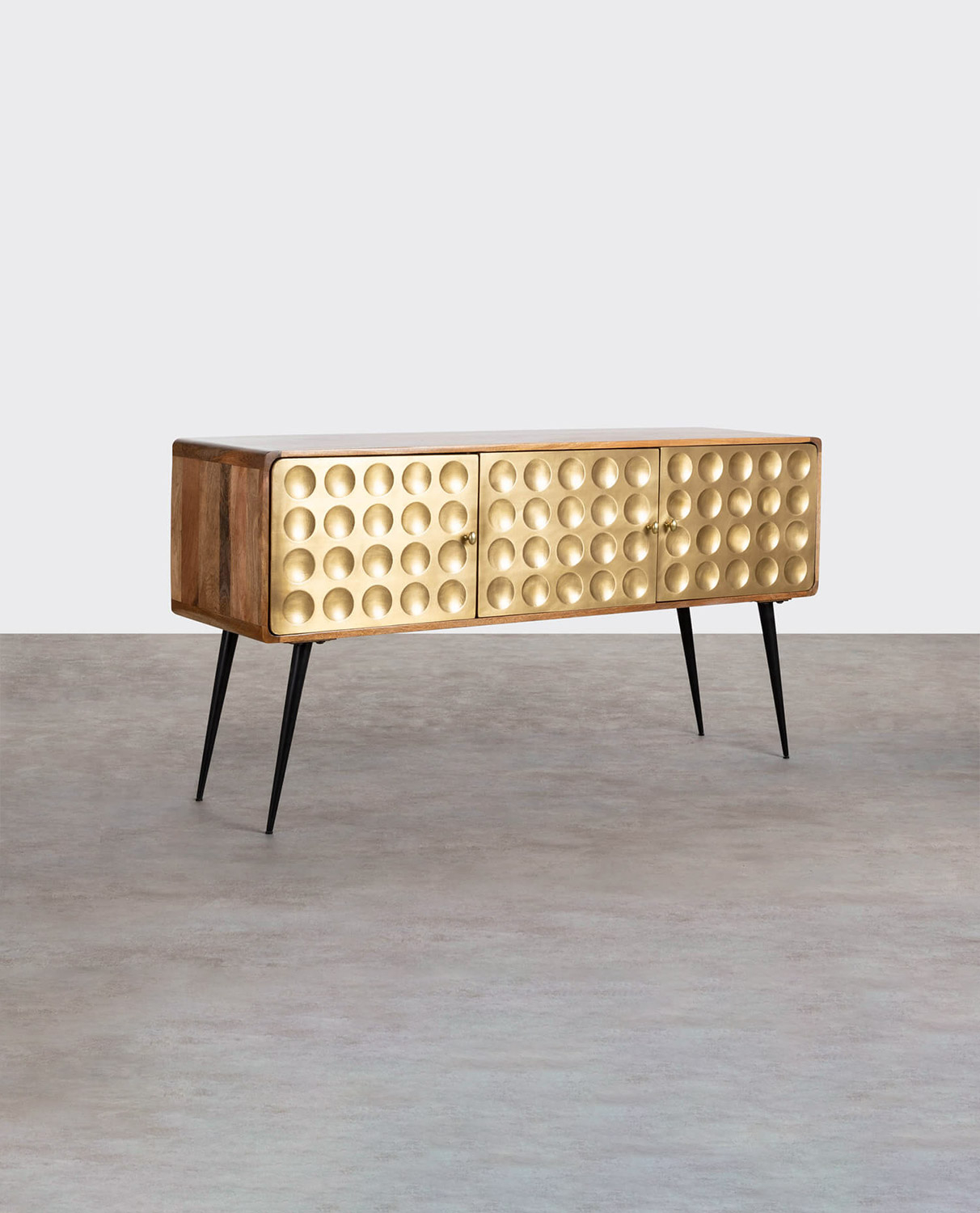 Credenza a 3 Porte in Legno di Mango Sendi , immagine della galleria 1